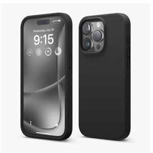 elago Premium Black Silicone Phone Case for iPhone 14 PRO